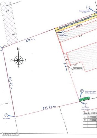 Terrain 691 m² Stella Plage