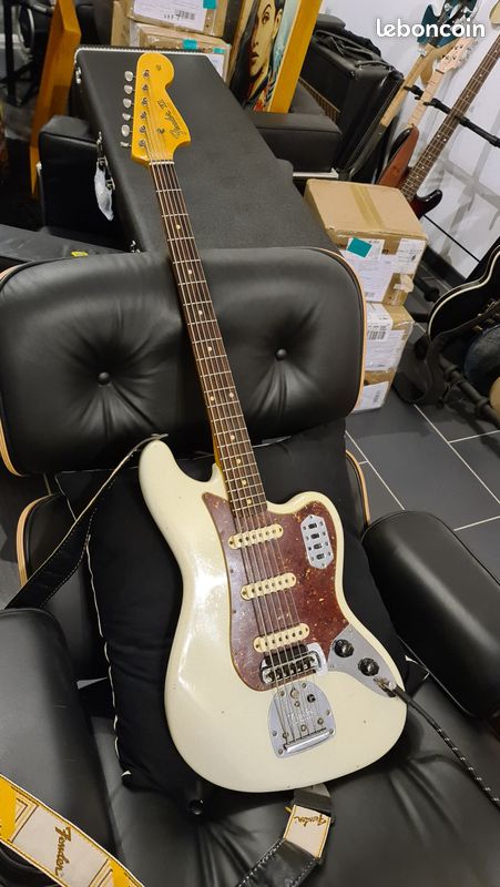 Fender Bass VI Custom Shop Journeyman Relic 2018 - Olympic White (image 18)