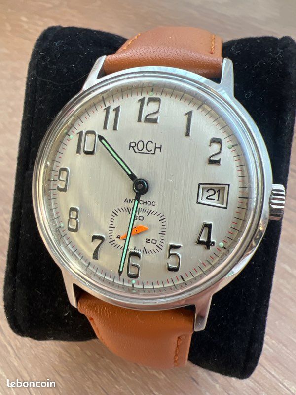 Montre Mécanique Vintage ROCH - Style Rétro - Occasion