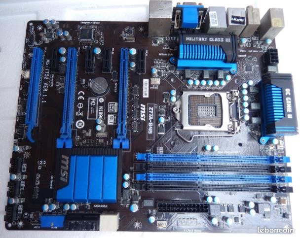 Composants PC Intel i7, G.Skill 8GO de ram, ventirad cpu cooler Noctua U12, Alimentation CM V550 80+ (image 3)