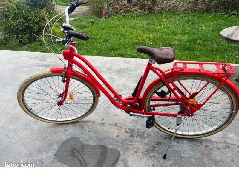 HOT Décathlon Elops Elops 520 Rouge Velo Ville Elops 520 Velo