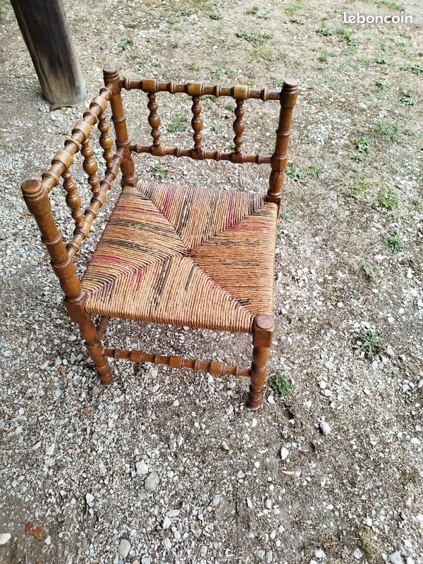 Fauteuil d'angle vintage (image 3)