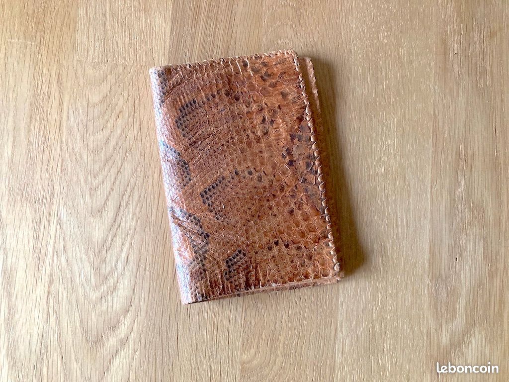 Portefeuilles cuir artisanat africain Afrique Cameroun Dahomey Bénin années 70 (image 3)