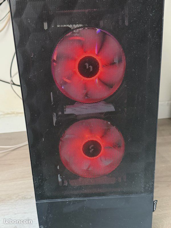 Pc gamer + 2 écrans + souris + casque (image 1)