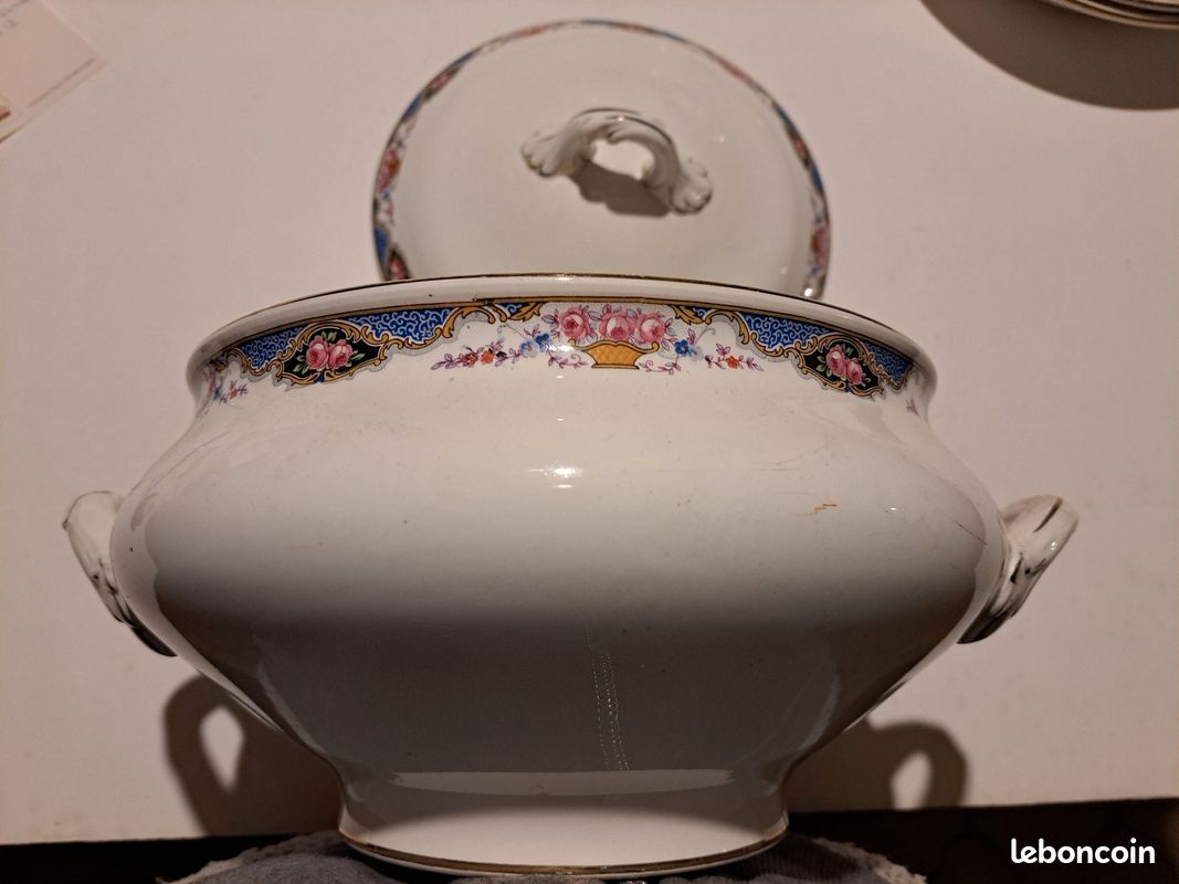 Service ancien Digoin 71 pièces (image 15)