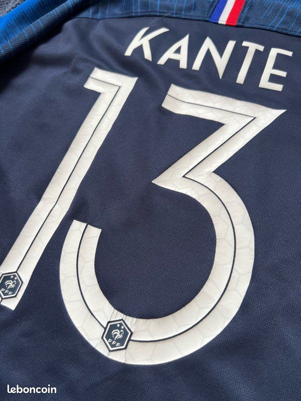 Maillot France Kanté 13 XL 2018 - Vêtements