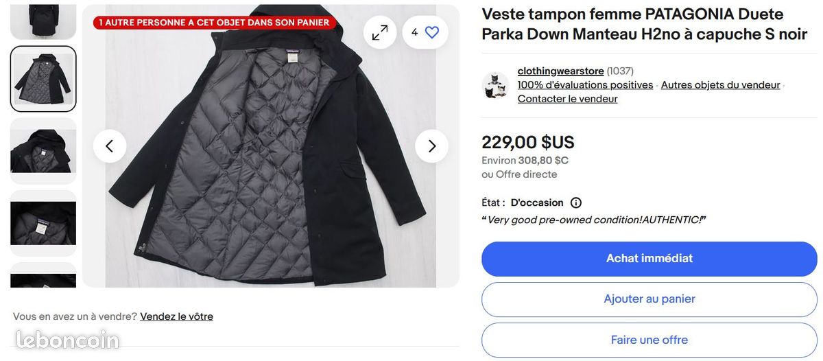 PATAGONIA Parka Femme (Réservé) (image 7)