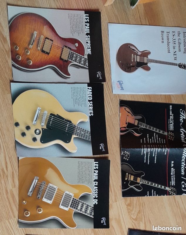 Lot de catalogues Collectors GIBSON rares en TBE (image 4)