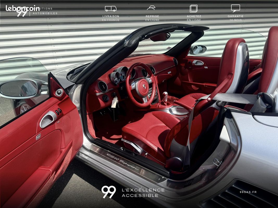 Porsche boxster porsche rs 60 spyder 3.4l 303ch bose echappement sport pcm livraison reprise (image 19)