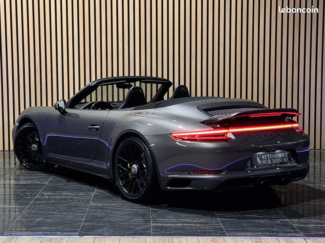 PORSCHE 911 CABRIOLET 991 (2) CARRERA 4 GTS Cabriolet 3.0 450 PDK 56KE D\'OPTIONS IMMAT FRANCE SUIVI PORSCHE (image 2)