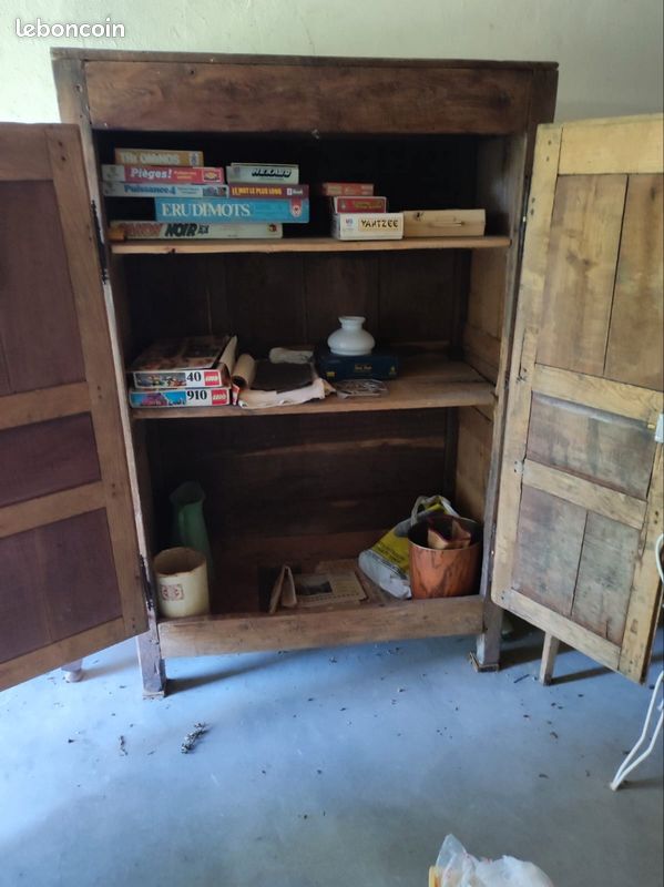 Ancienne armoire paysanne Auvergne (image 2)