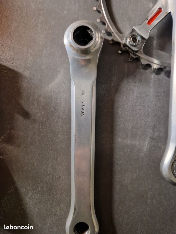 Pédalier Vélo Vintage Campagnolo GS Strada 170 Mm - Pour Peugeot, Pinarello, Colnago