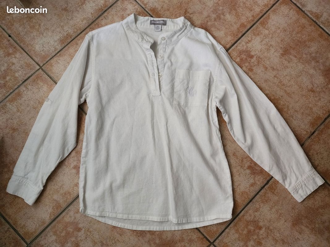 Chemise cérémonie T 10 ans (image 1)