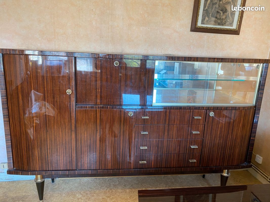 Buffet + table palissandre bon état (image 1)
