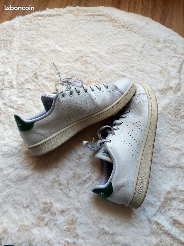 Basket blanches Adidas 46 (image 1)