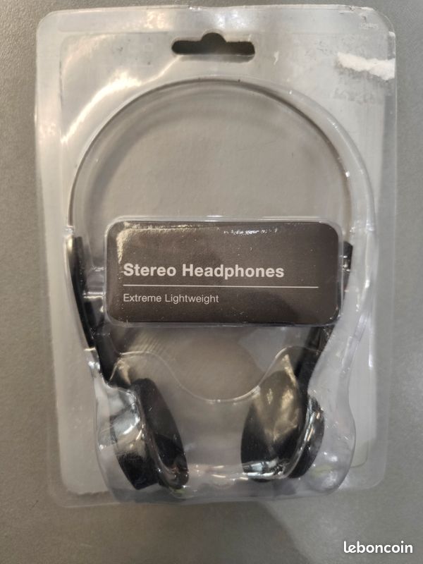 Casque Stéréo Lloytron H013 Vintage - Neuf Scellé 1994 - Pour Walkman Boombox