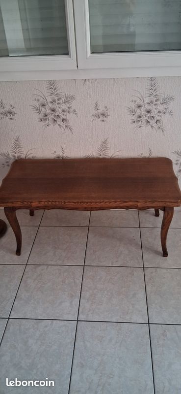 Table basse rustique tout bois (image 2)