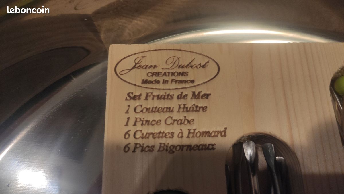 Plateau de fruits de mer avec couteau à huitres (image 3)