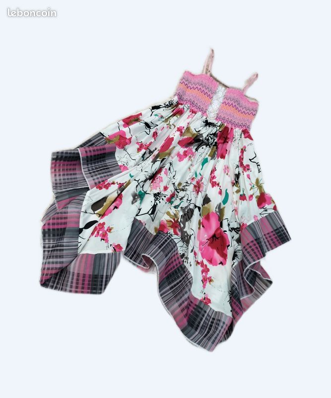 Robe bustier de jeune fille début XIXème - costume sur seine