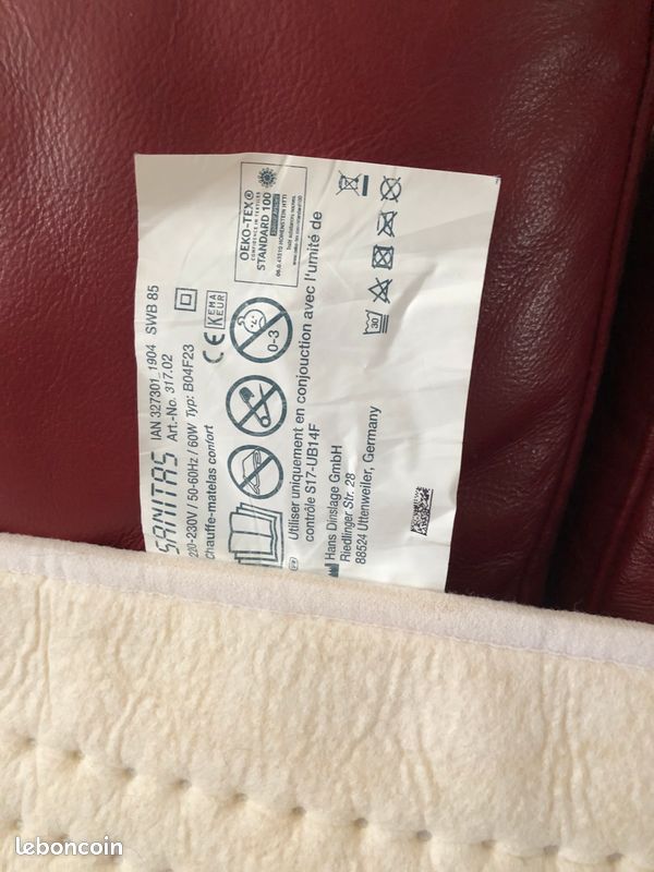 Sur matelas chauffant (image 4)