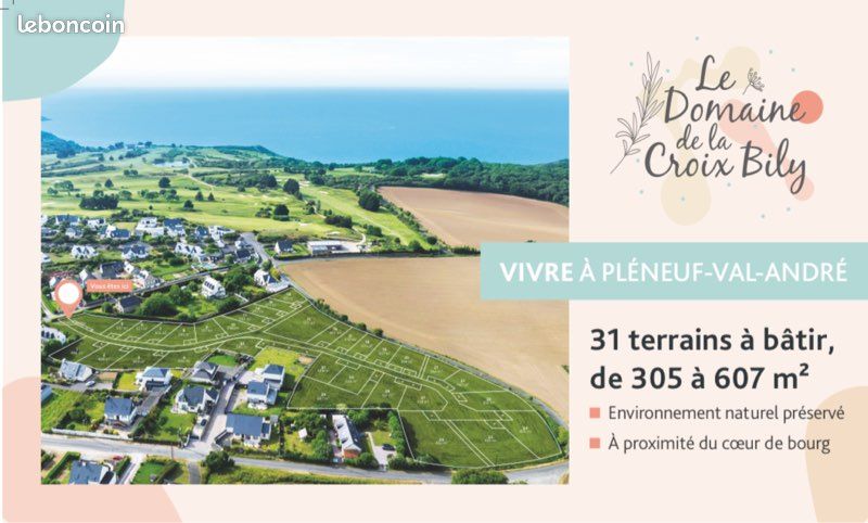 Terrains viabilisés à Pléneuf Val André 22370 · à Illiers-Combray · 140 000 €