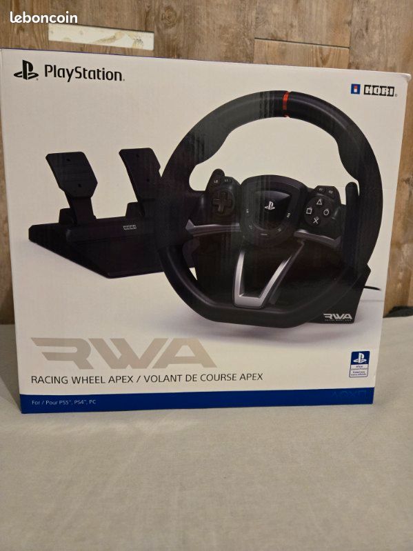 Volant + pedale ps5 - ps4 - pc (image 1)