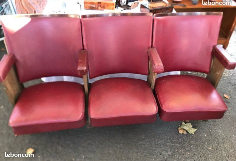 Sièges fauteuils de cinéma années 30/40 (image 2)
