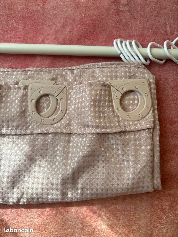 Rideau de douche + barre de douche (image 2)