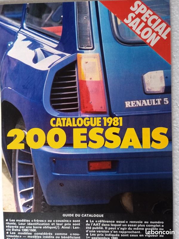 1980- Oct._" L' ACTION" Spécial SALON- Parfait état_ 200 essais (image 4)