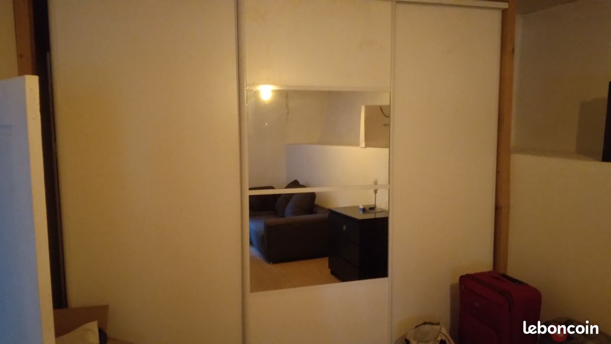 Dressing blanc portes et miroir (image 1)