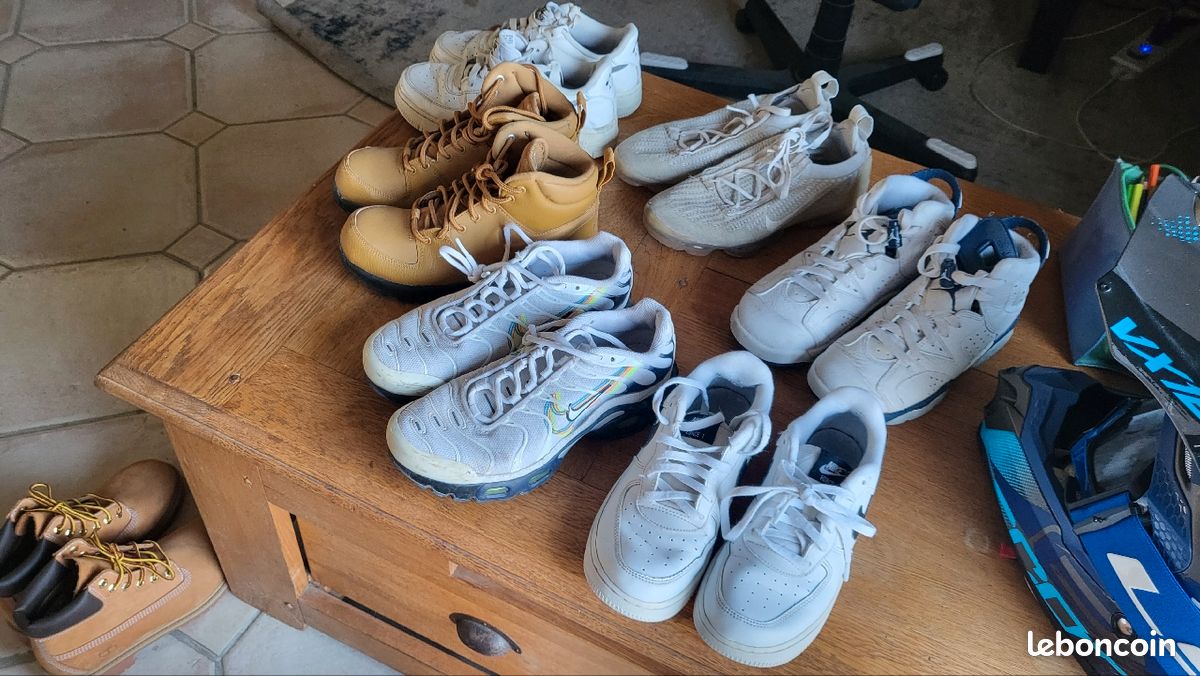 Nike lot 6 paires air force,tn,vapor max (image 1)
