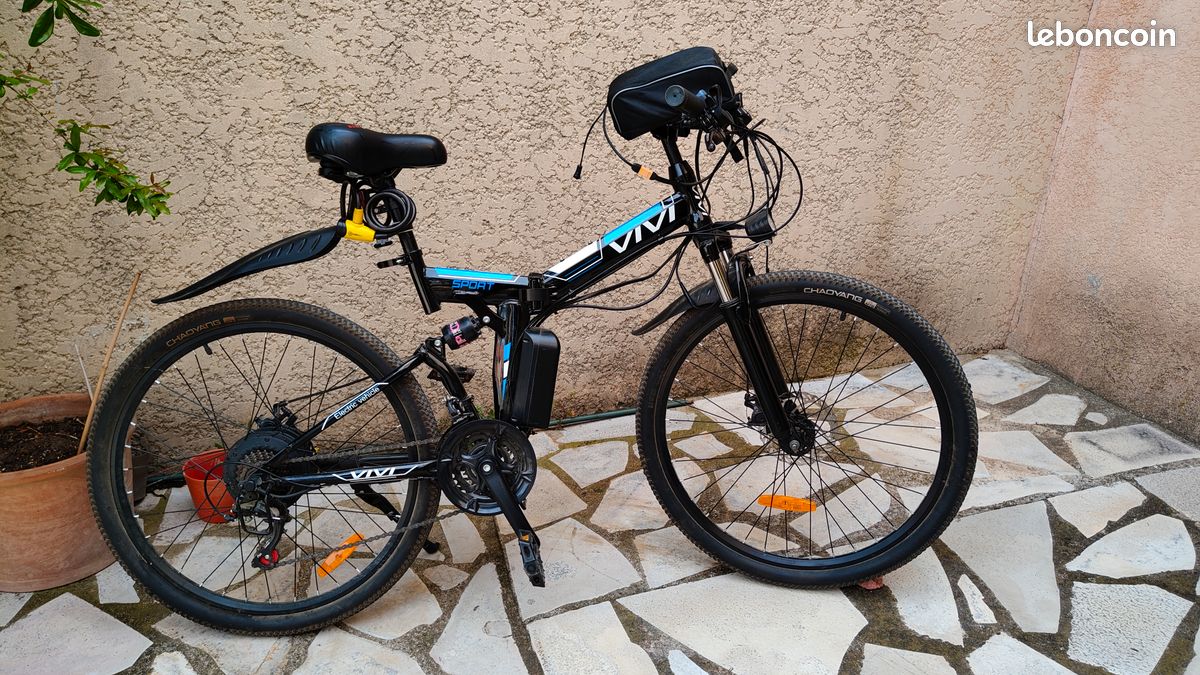 Vélo Electrique PLIANT VTT avec Grandes Roues: 26