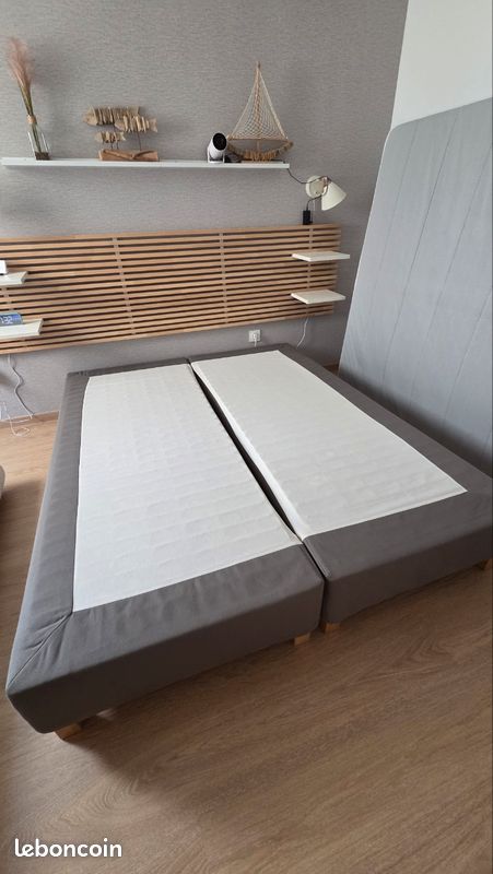 Lit sommier et matelas 160 (image 3)