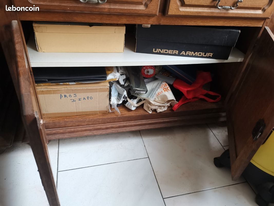 Urgent Négociable Meuble. E bibliothèque chêne très bon etat (image 6)