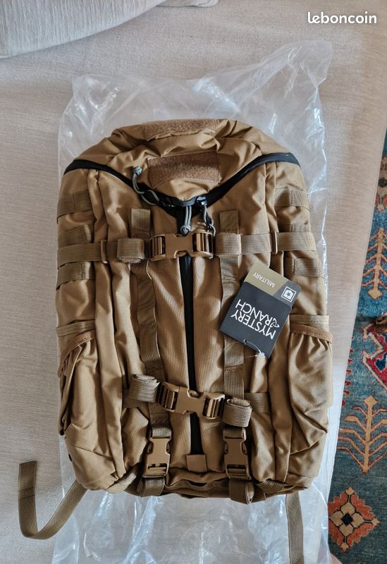 Mystery Ranch 3DAP coyote brown neuf black zip (image 1)