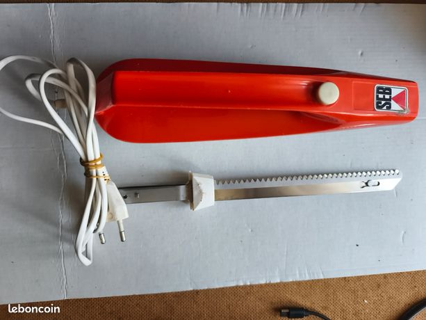 Ancien Couteau Électrique SEB Modèle 516 - Vintage, Fonctionne
