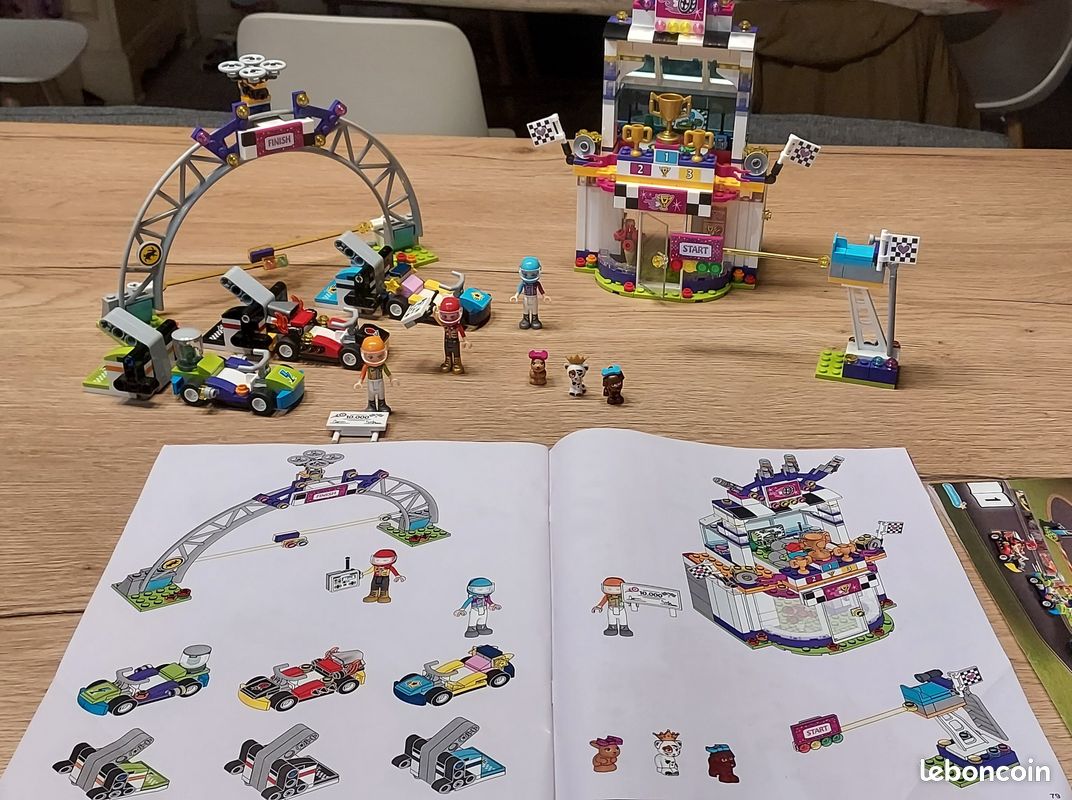 Go Kart Lego 41352 Lego Friends 41352 La Grande Course Jeux Jouets