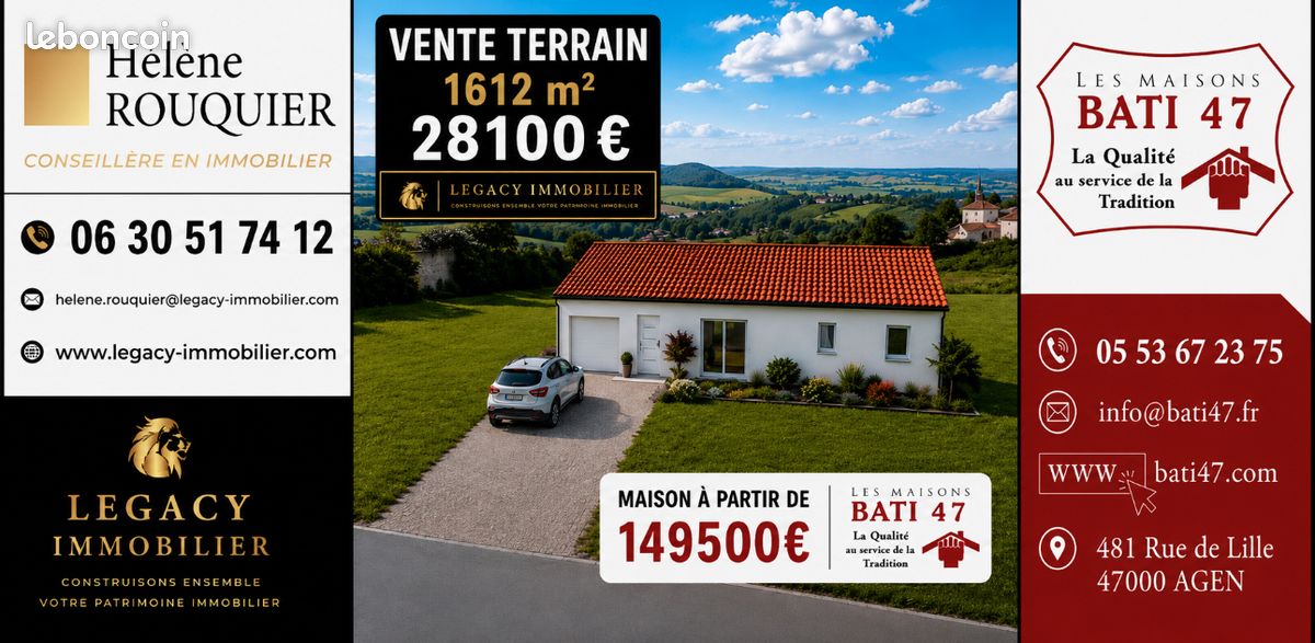 Terrain 1612 m² · à Cazideroque · 1 612 m² · 28 100 €