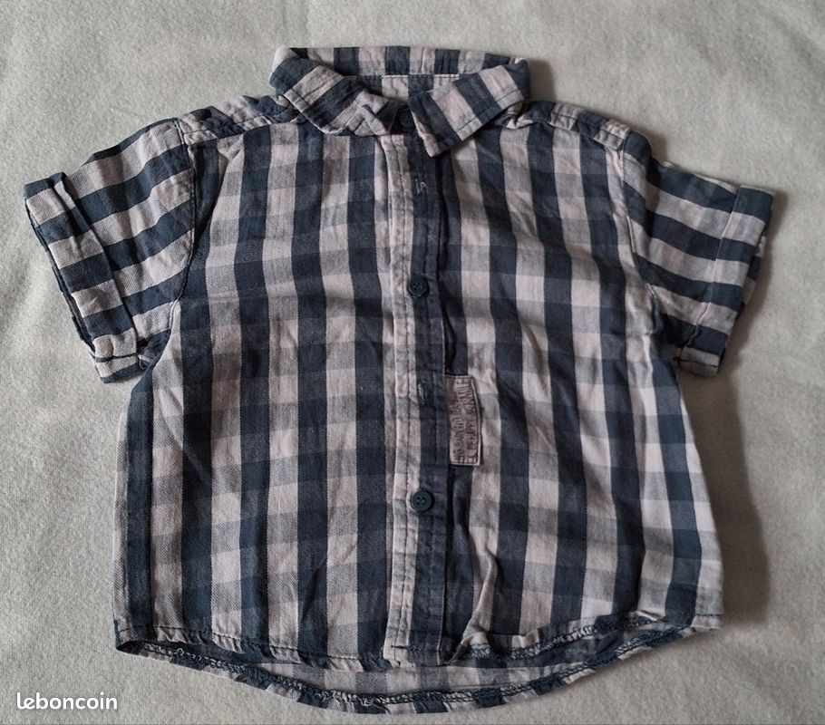 Chemise bleue 1 an (image 1)