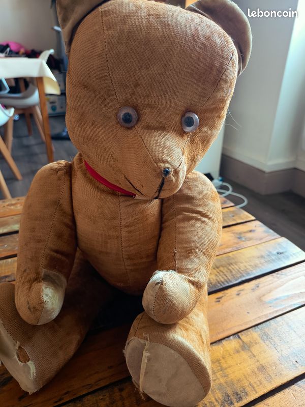 ANCIEN NOUNOURS OURS En Peluche 50 Cm Année 1960 EUR 39,00 - FR