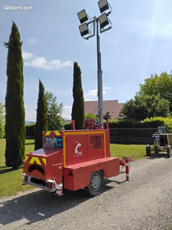 Remorque Groupe électrogène / Tour d'éclairage 15 KVA (image 3)
