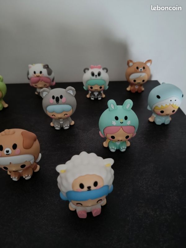 Ensemble de 10 figurines bébés / animaux - SF33 (image 2)