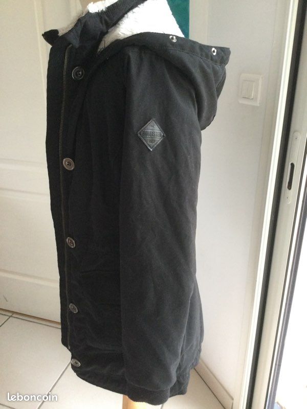 Veste noire Hollister T XS avec capuche (image 5)