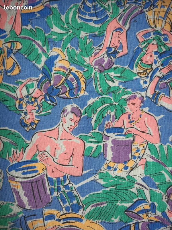 Ensemble drap a volant § coussin (image 3)