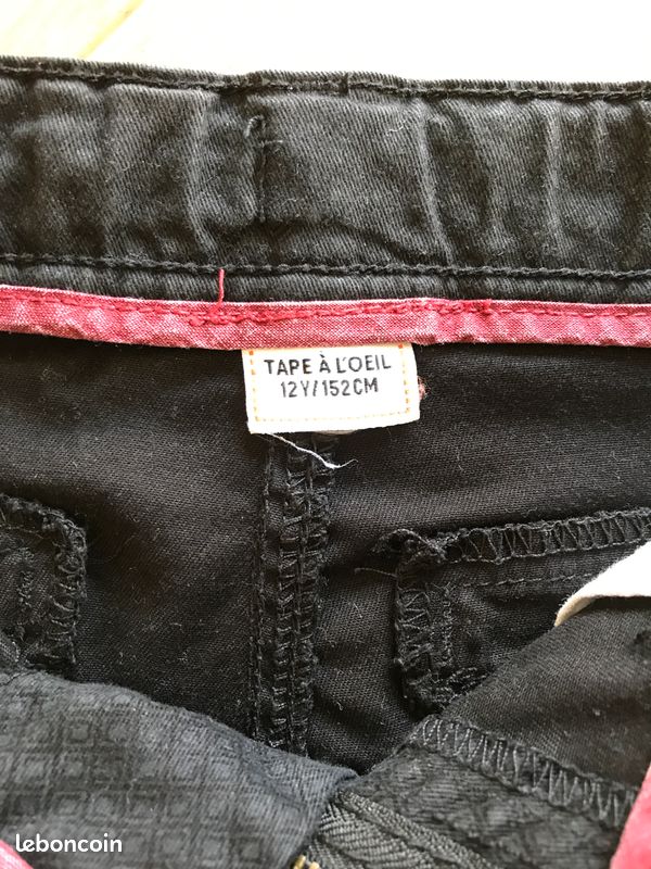 Pantalon tape à l’œil 12ans (image 3)