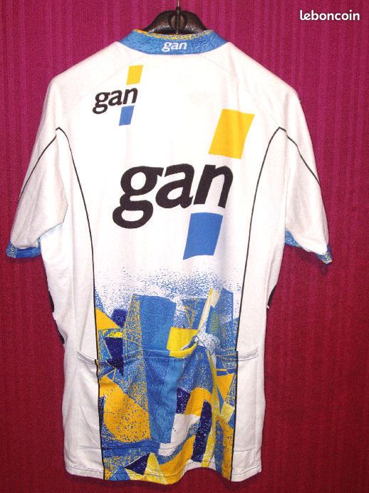 Maillot de Cyclisme Retro Team Gan Mercier 2025,Vêtements