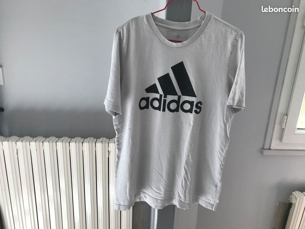 T shirt blanc Adidas taille M (image 1)