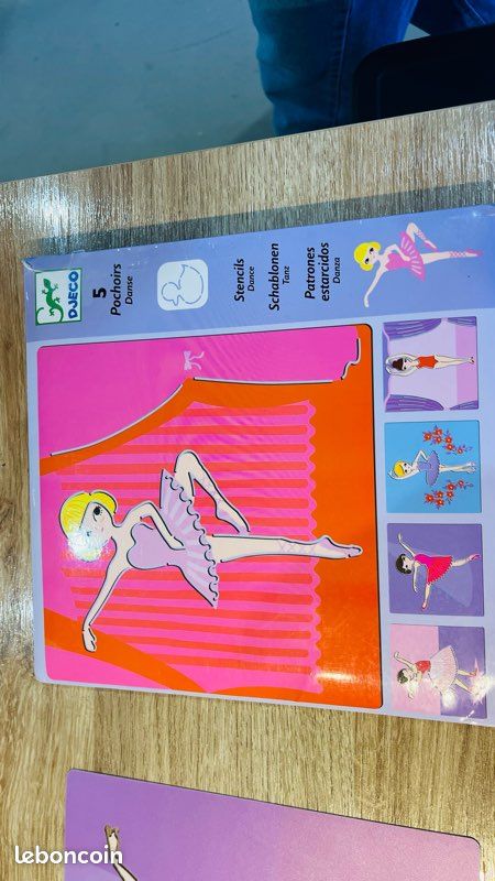 5 pochoirs djeco danse 4/8 ans (image 7)