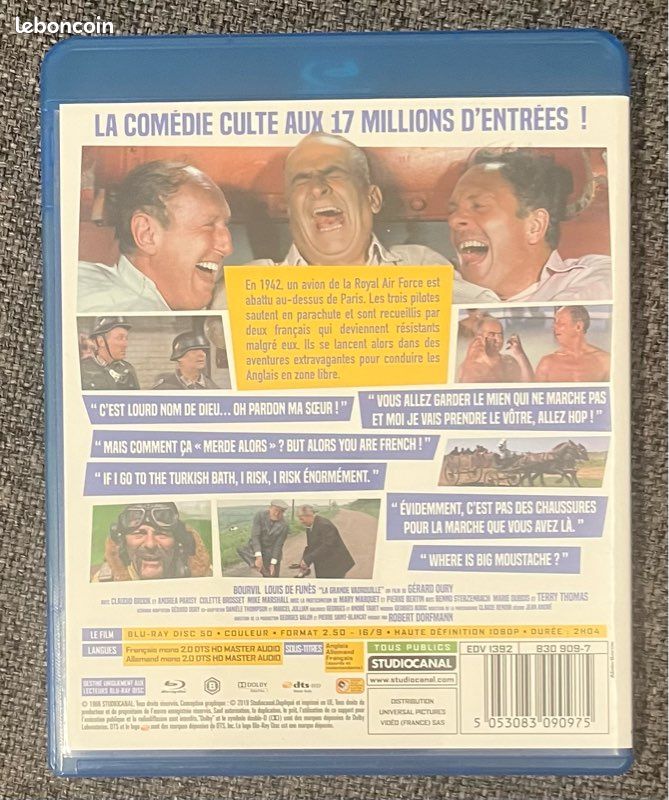 Blu-ray - la grande vadrouille (image 2)