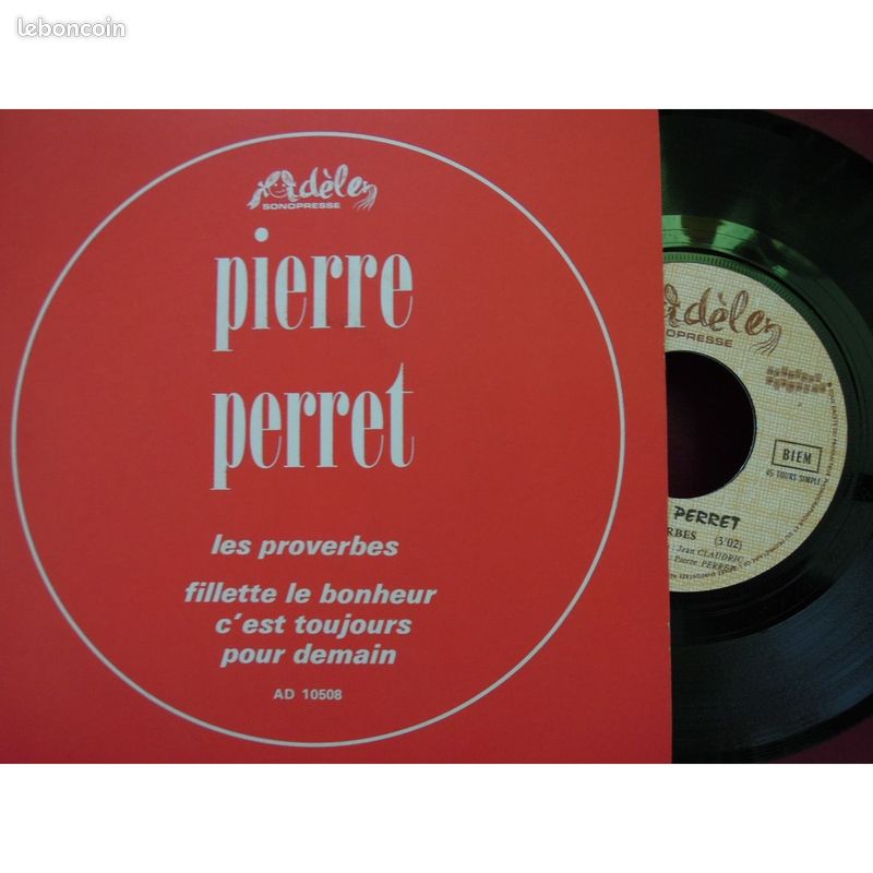 SP PIERRE PERRET 45 tours BIEM SONOPRESSE (image 1)